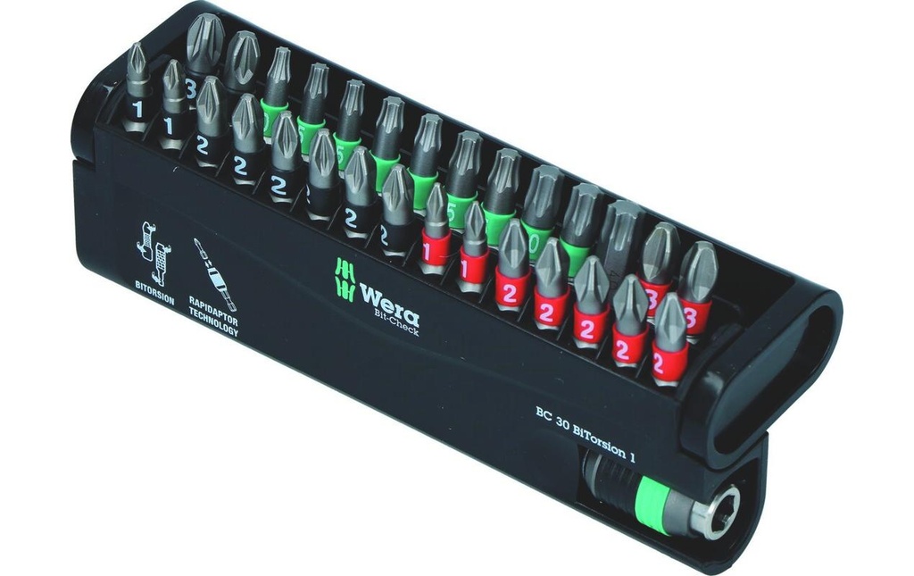 Wera Kits de bits Bit-Check 30 BiTorsion 1 30-teilig