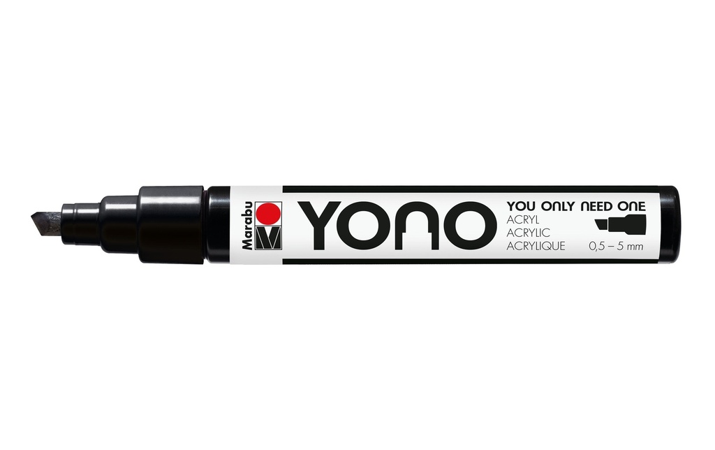 Marabu Marqueur acrylique YONO 0.5 - 5 mm Noir