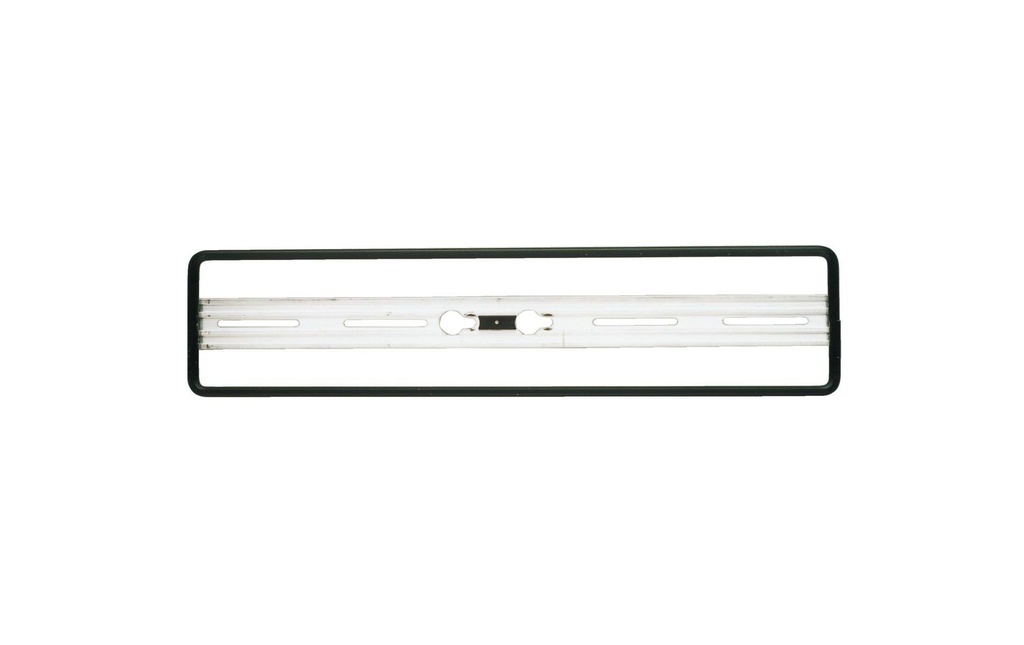 Quick-fix Supports de plaque d’immatriculation noir, 50 × 11 cm
