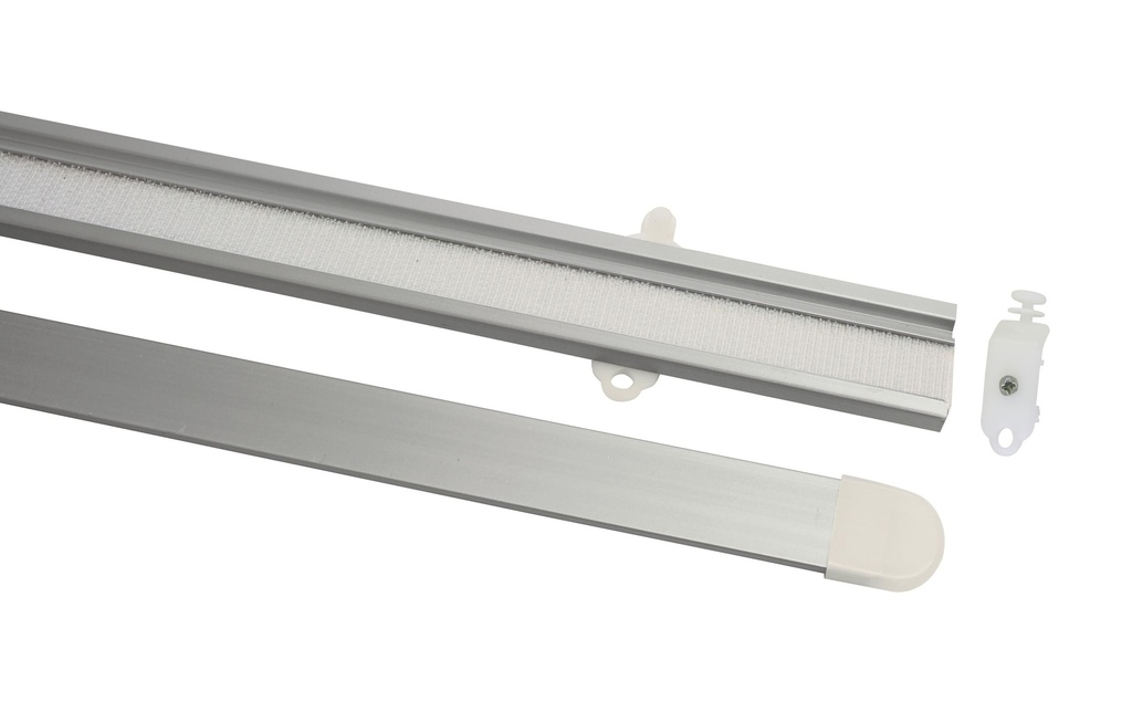 Gardinia Supports de panneau avec profil de ferrage 70 cm, argent