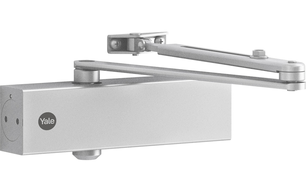 Yale Ferme-porte avec bras standard, série 5500 Argent