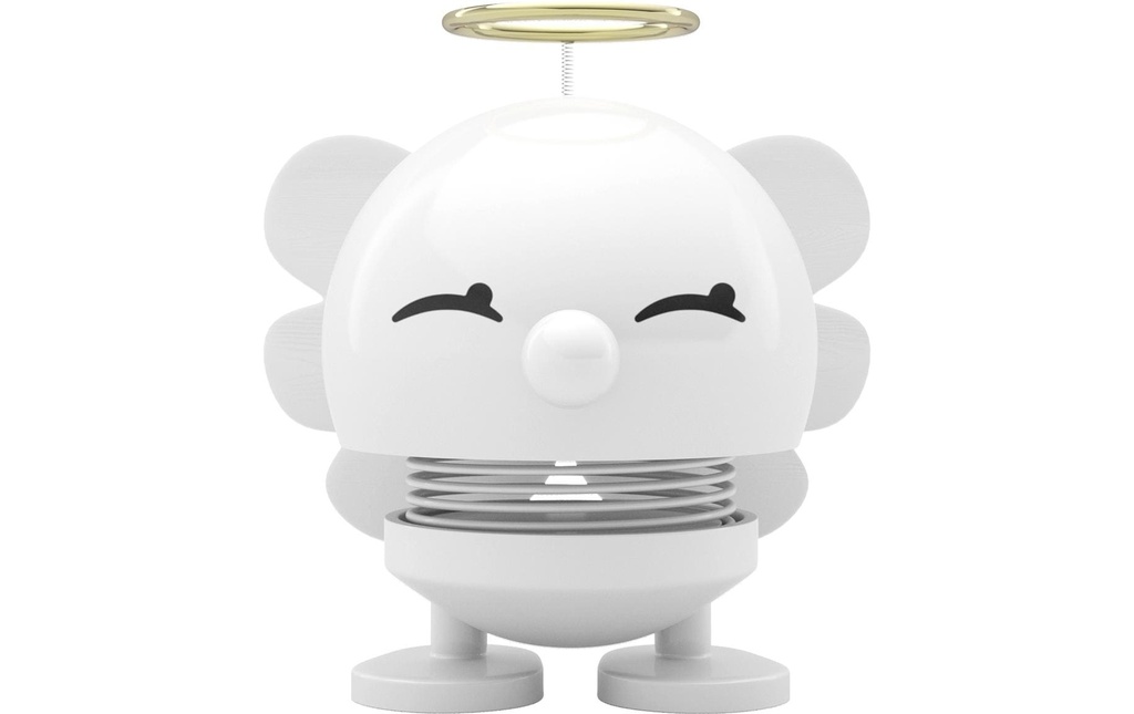 Hoptimist Objet à exposer Bimble Ange S 7.1 cm, Blanc