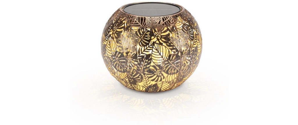 STT Photophore Antic Globe Jungle Bronze, 22 cm