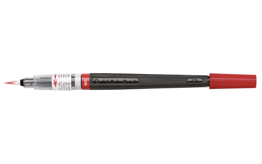 pentel Brosse à peinture Rouge