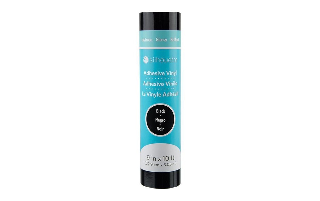 Silhouette Film de vinyle Glossy 22.9 cm Noir