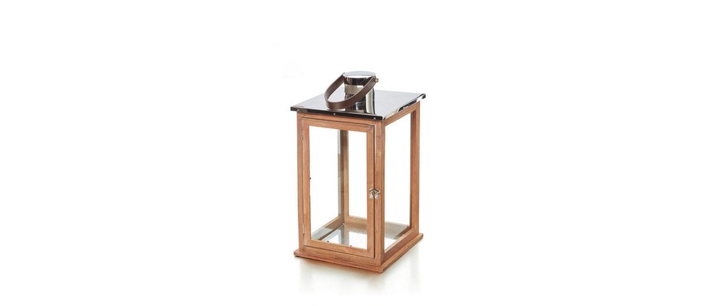 balthasar Lanterne 45 cm, Brun foncé