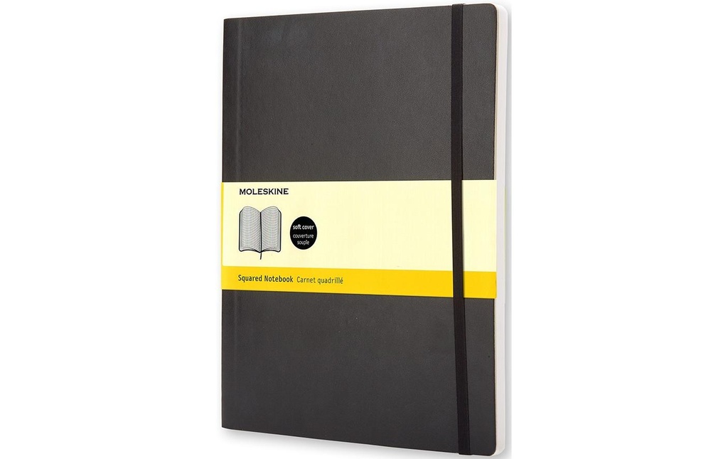 [118402329] MOLESKINE Liv.note Classic SC XL qua.noi (192 pces)