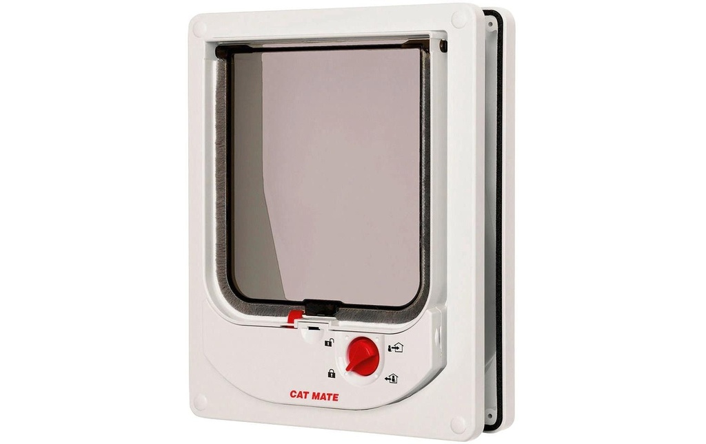 Cat Mate Chatière 4 voies avec commande magnétique Blanc