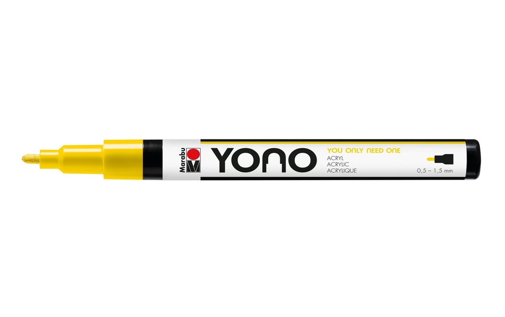 Marabu Marqueur acrylique YONO 0,5 - 1,5 mm Jaune