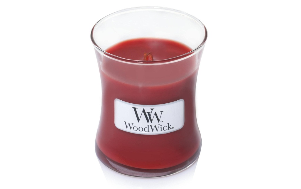 Woodwick Bougie parfumée Cinnamon Chai Mini Jar