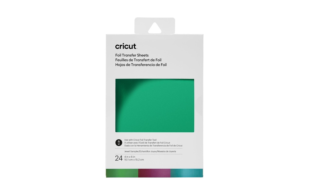 Cricut Film de transfert 10.1 x 15.2 cm, 24 feuilles