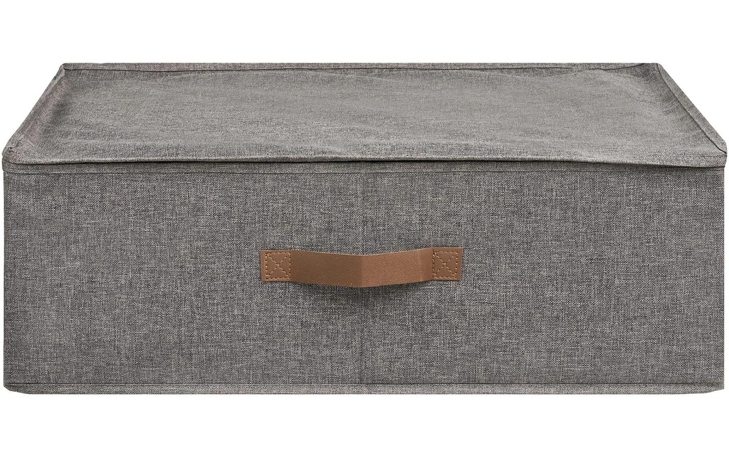 House Nordic Boîte de rangement Noto 56 x 47 x 18 cm, gris foncé