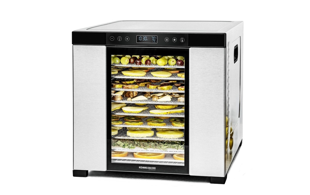 Rommelsbacher Déshydrateur DA 1050 Acier inoxydable/noir