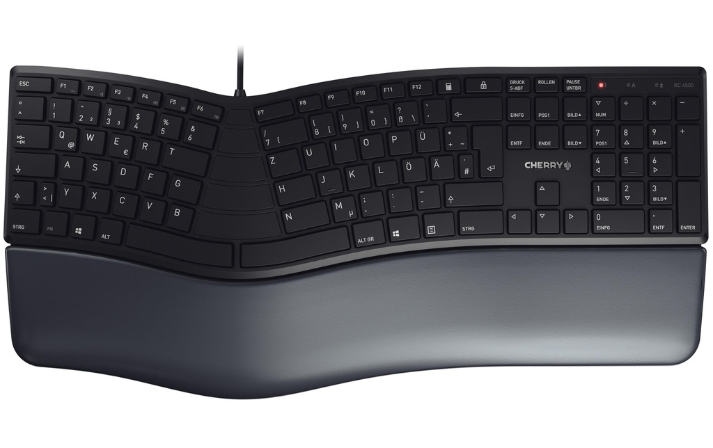 Cherry Clavier KC 4500 ERGO DE-Layout Noir