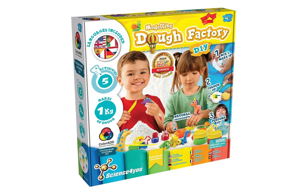 Science4you Boîtes d’expérimentation Modelling Dough Factory