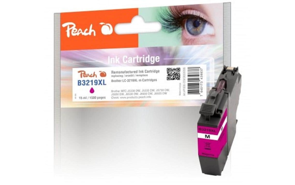 Peach Encre Brother LC-3219XL Magenta