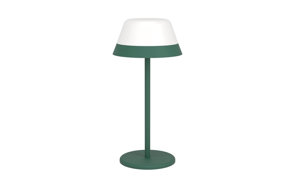 EGLO Leuchten Lampe de table à accu MEGGIANO 1.5W, 32 cm, vert