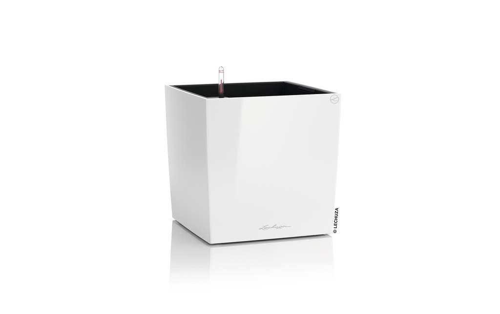 Lechuza Pot de fleur Cube 40 Blanc