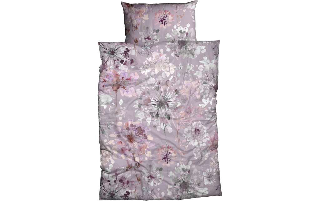 Nobilium Housse de duvet Nelia 160 x 210 cm, baie/fleur