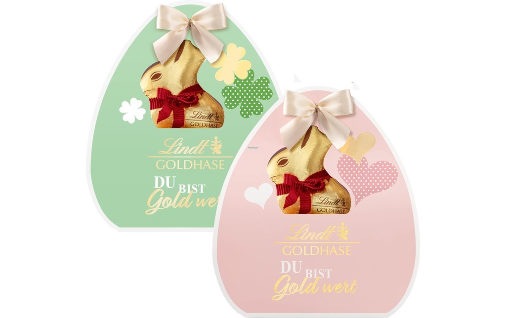 Lindt Coniglietto di cioccolato Lapin d'or Assorti Édition Valeur Or 270 g