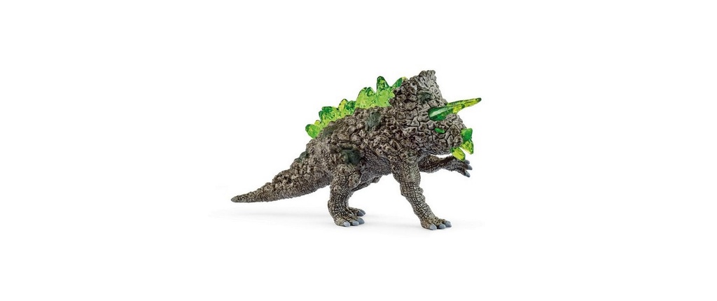 Schleich Figurine de jeu Eldrador Creatures Tricératops de pierre
