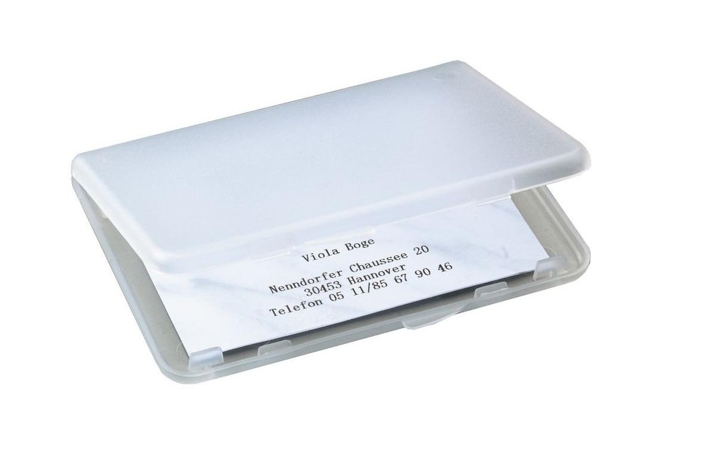 SIGEL Softbox cartes-visite 57x89 mm