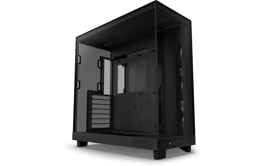 NZXT Boîtier d’ordinateur H6 RGB Flow Noir
