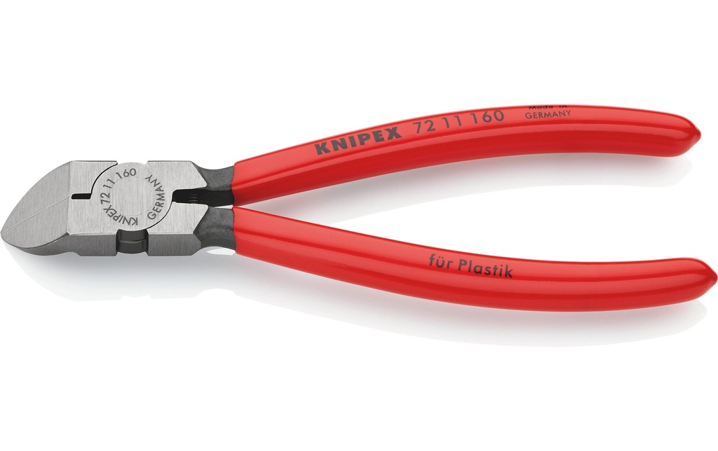 Knipex Pince coupante diagonale 160 mm coudé pour plastique