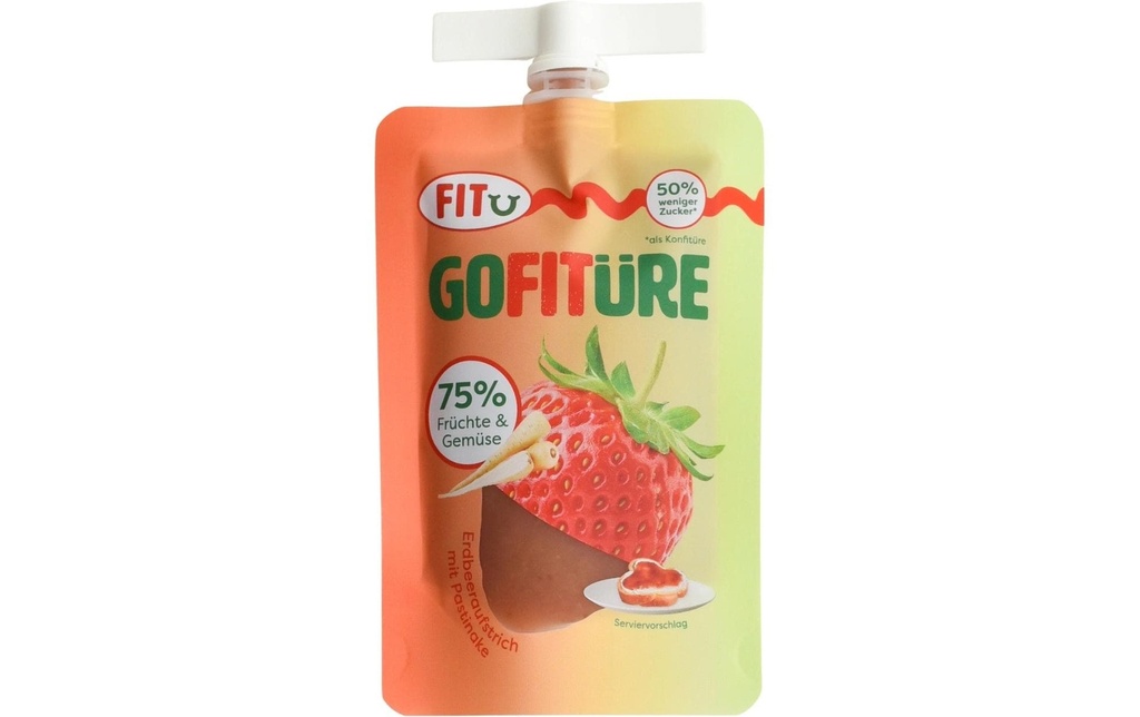 GOFITÜRE Pâte à tartiner aux fraises et aux panais 120 g