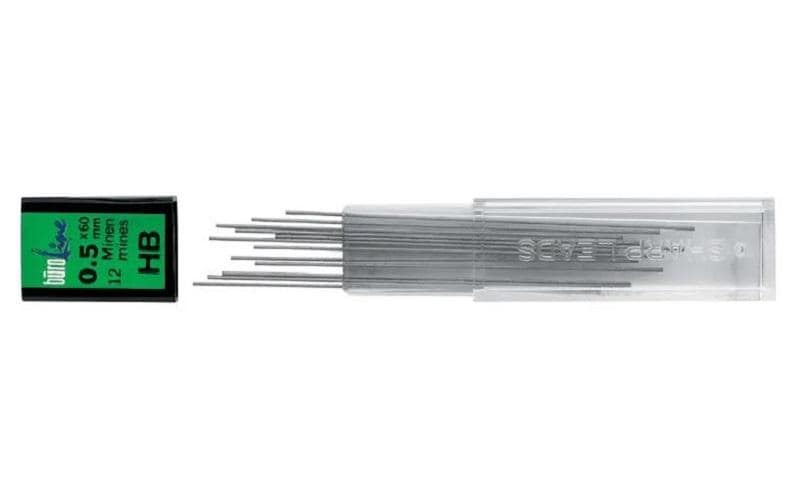 Büroline Mine de crayon 0.7 mm, HB 12 x 12 mines