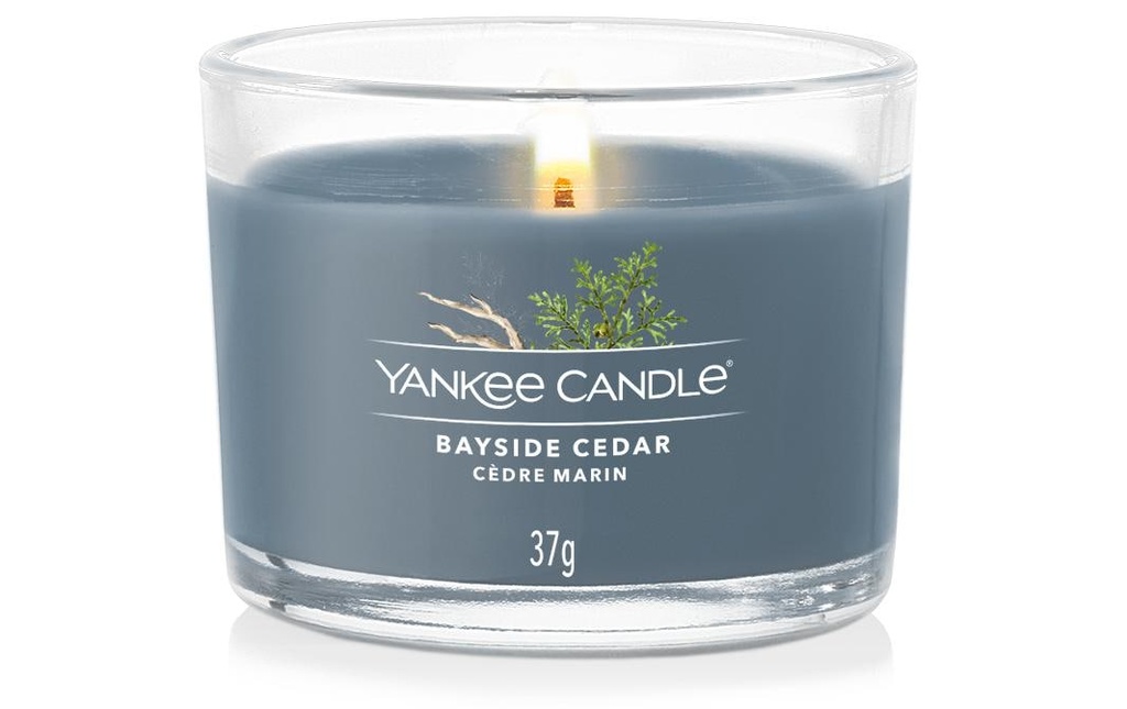 Yankee Candle Bougie parfumée Bayside Cedar 37 g