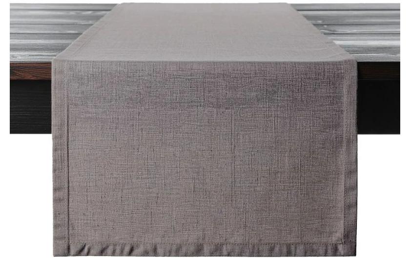 PROFLAX Chemin de table Toile 50 x 150 cm, gris