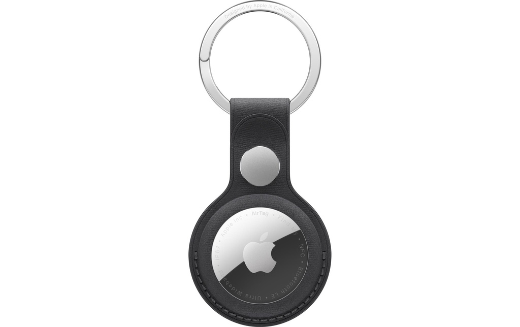 Apple Porte-clés AirTag en tissu fin Noir