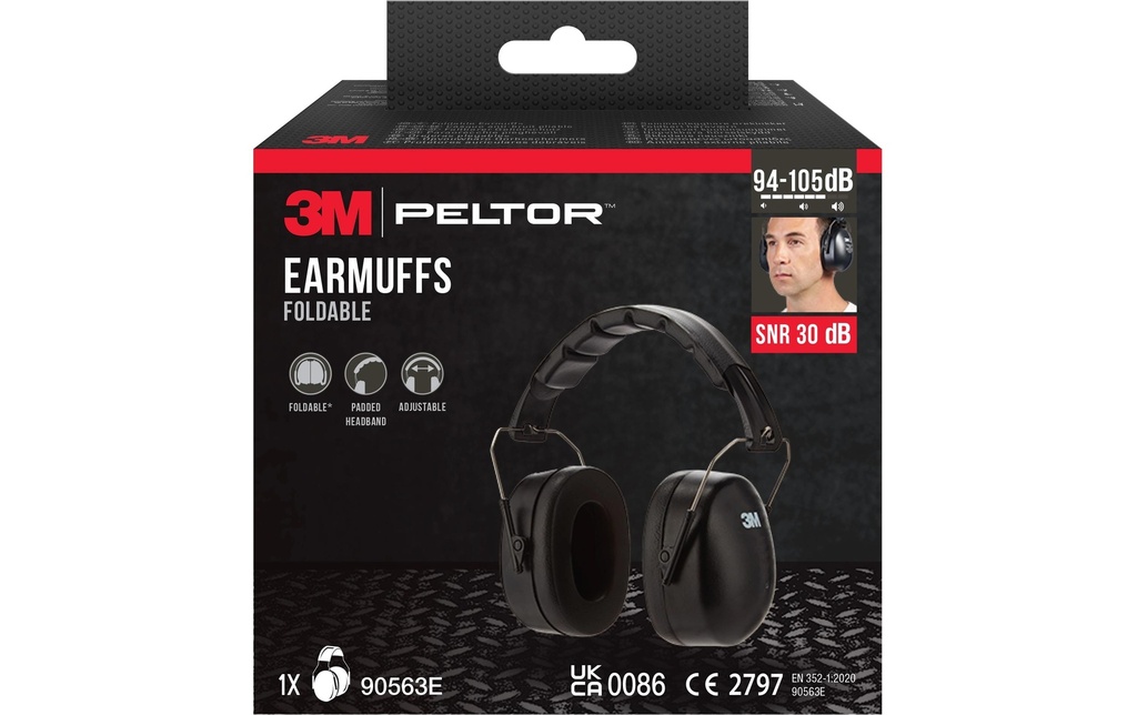 3M Casque antibruit 90563E