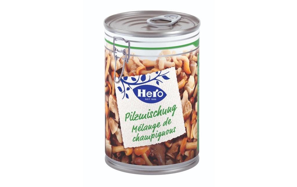 Hero Boîte Mélange de champignons nature 410 g