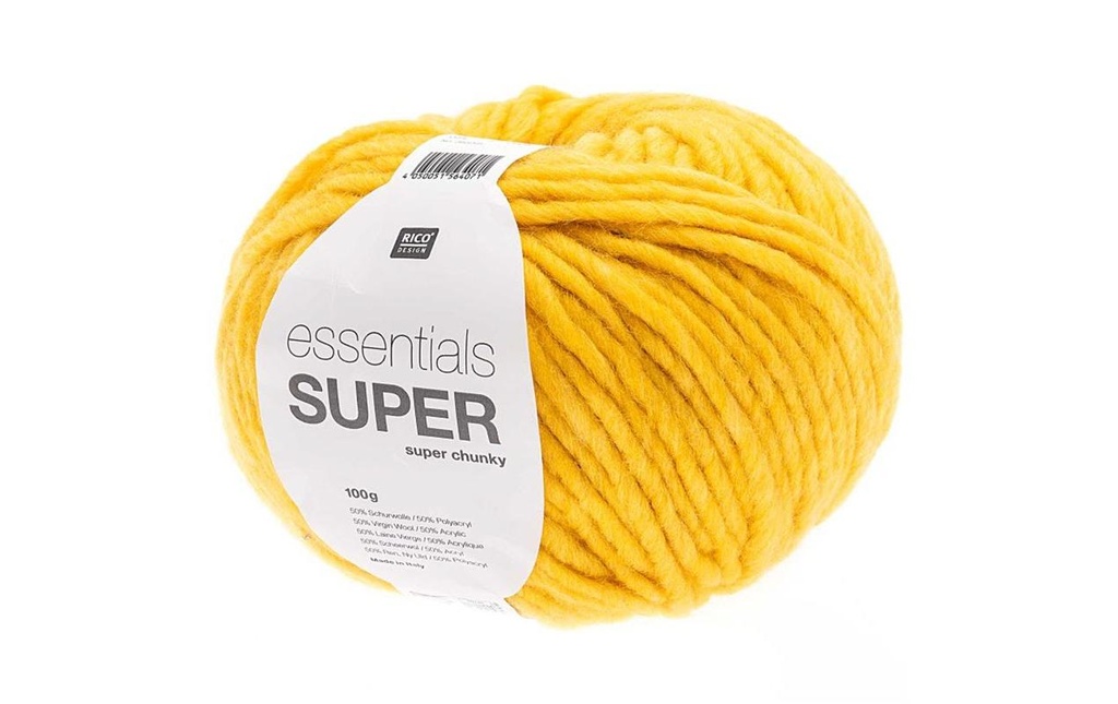 Rico Design Laine Essentials Super Super Chunky 100 g Jaune