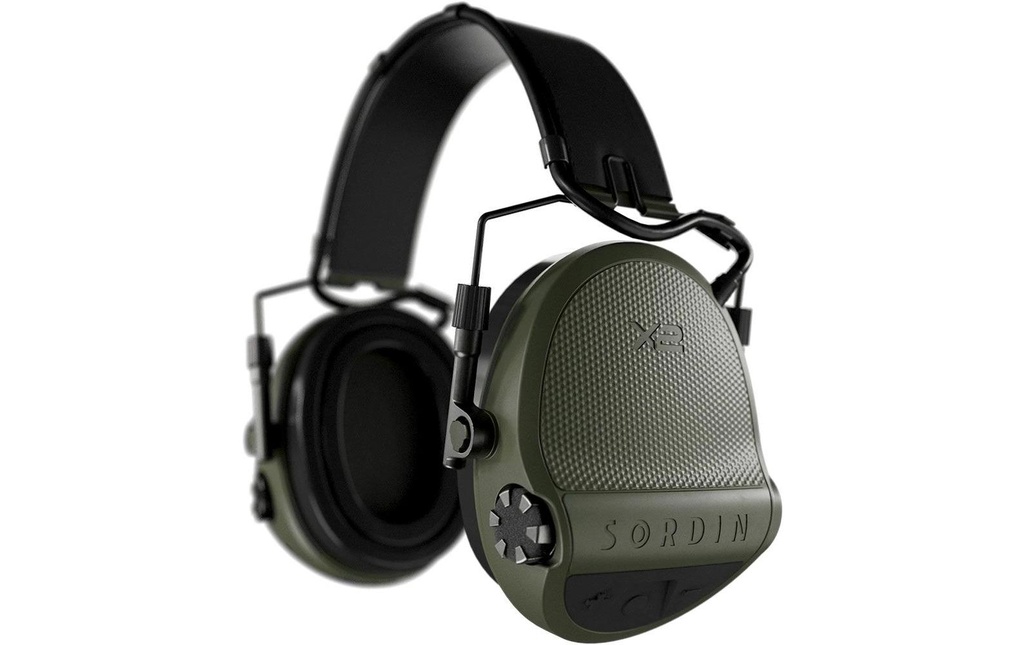 Sordin Protection auditive Supreme X2 haut de gamme vert