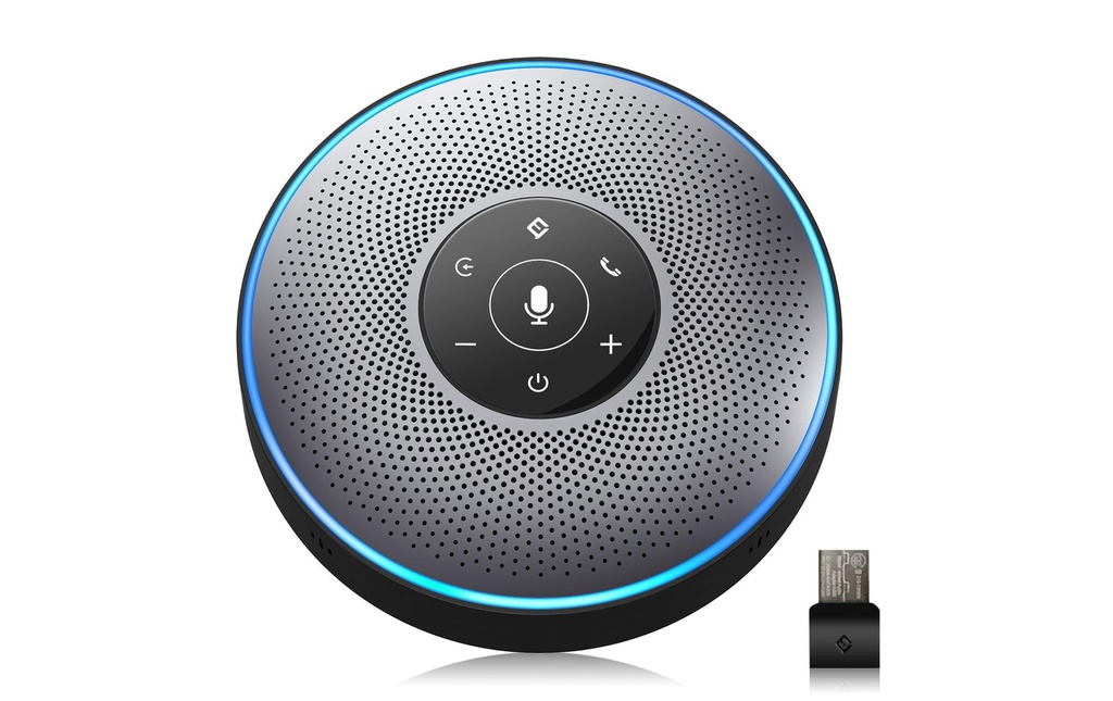 eMeet Haut-parleur de conférence OfficeCore M2 USB gris, avec dongle Bluetooth