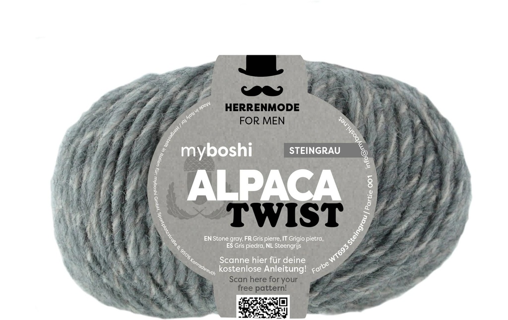 myBoshi Laine Alpaca Twist Gris pierre