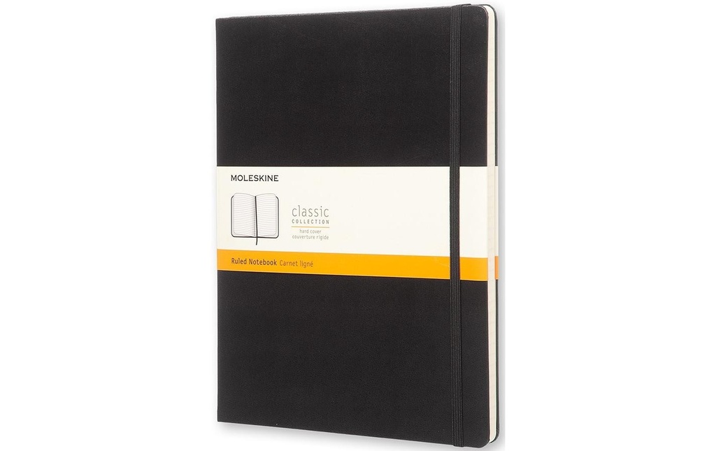 MOLESKINE Livre notes HC XL ligné noir (192 pces)