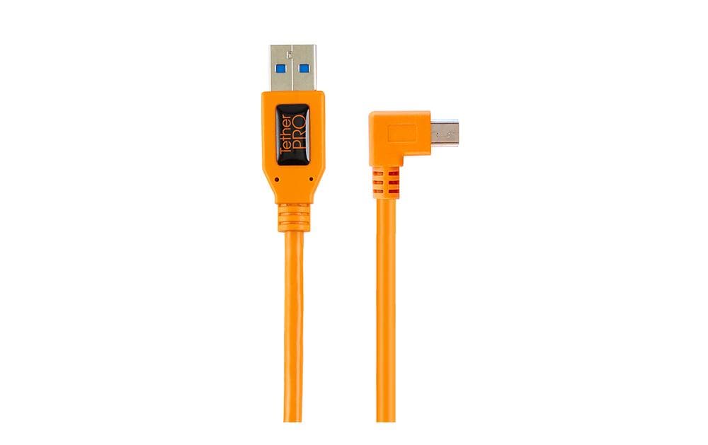 Tether Tools Câble TetherPro USB 2.0 vers USB 2.0 Mini-B 5 pin, 0.5 m Orange