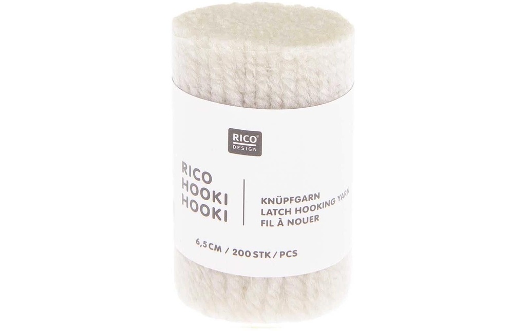 Rico Design Fil à nouer Hooki Offwhite