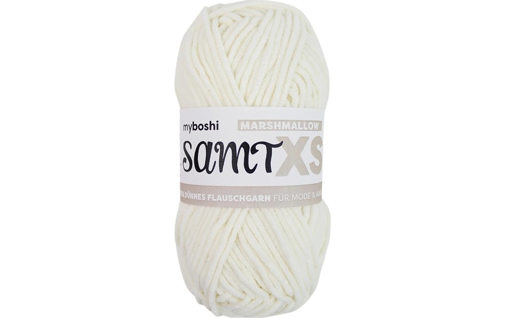 myBoshi Laine Chenille Samt XS Guimauve
