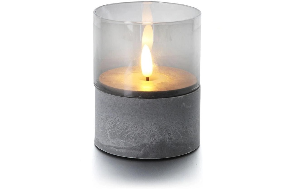 balthasar Bougie LED Gracia, gris