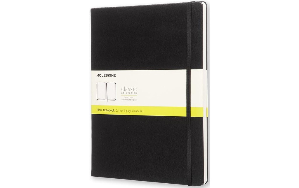 MOLESKINE Livre notes HC XL blanco noir (192 pces)