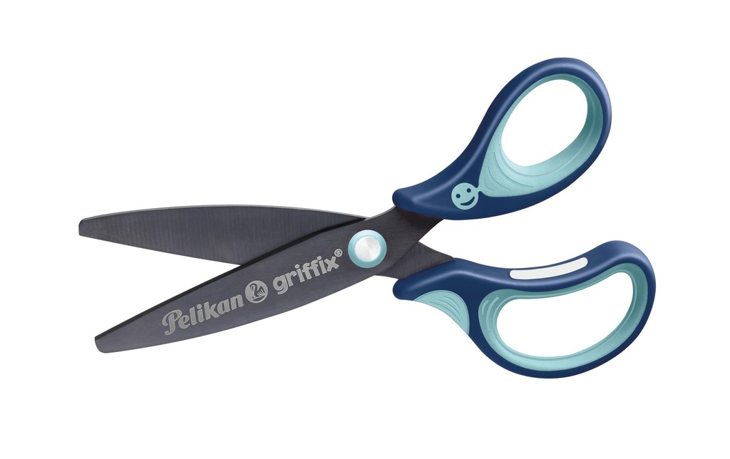 Pelikan Ciseaux Griffix 14 cm, Bleu