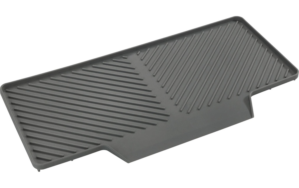 Wenko Tapis égouttoir Neli 20 x 3 x 40 cm, Gris