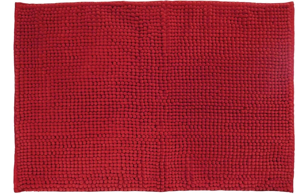 diaqua® Tapis de bain Chenille 90 x 60 cm, Rouge