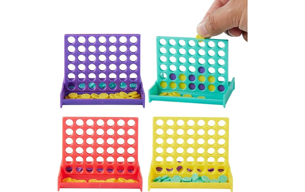 Twiddlers Jeux d’enfant Quatre Gagnants Mini - 8 pièces