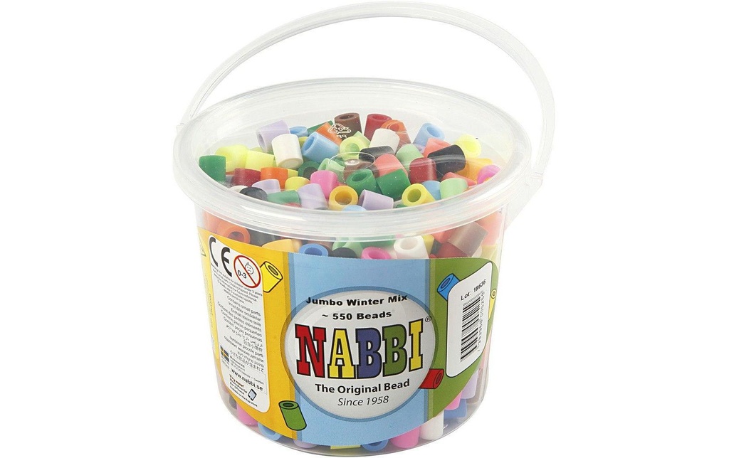 Creativ Company Perles à repasser Nabbi Jumbo Couleurs supplémentaires